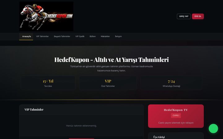 Screenshot of hedefkupon.com