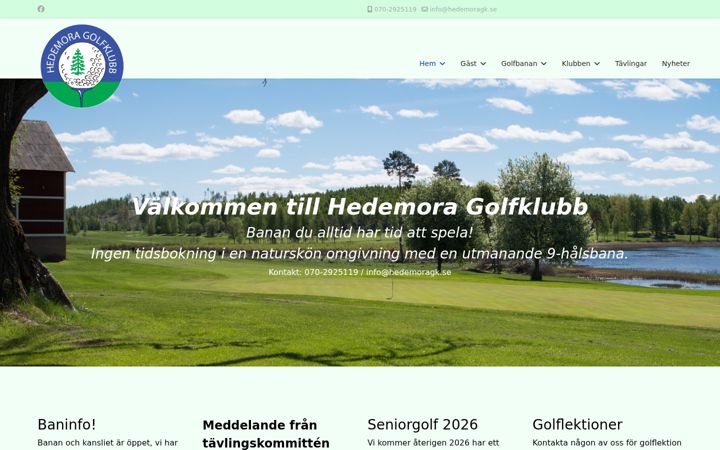 Screenshot of hedemoragk.se