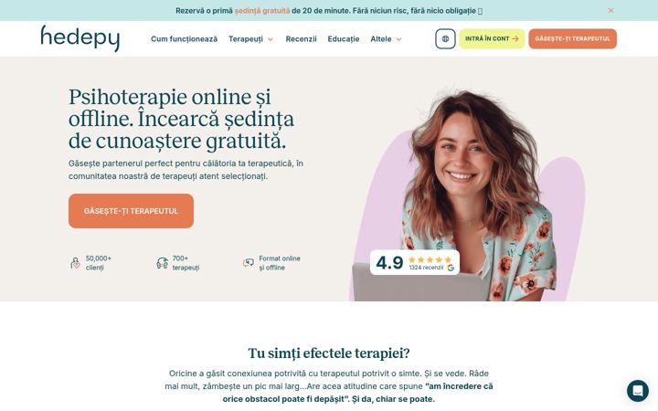 Screenshot of hedepy.ro