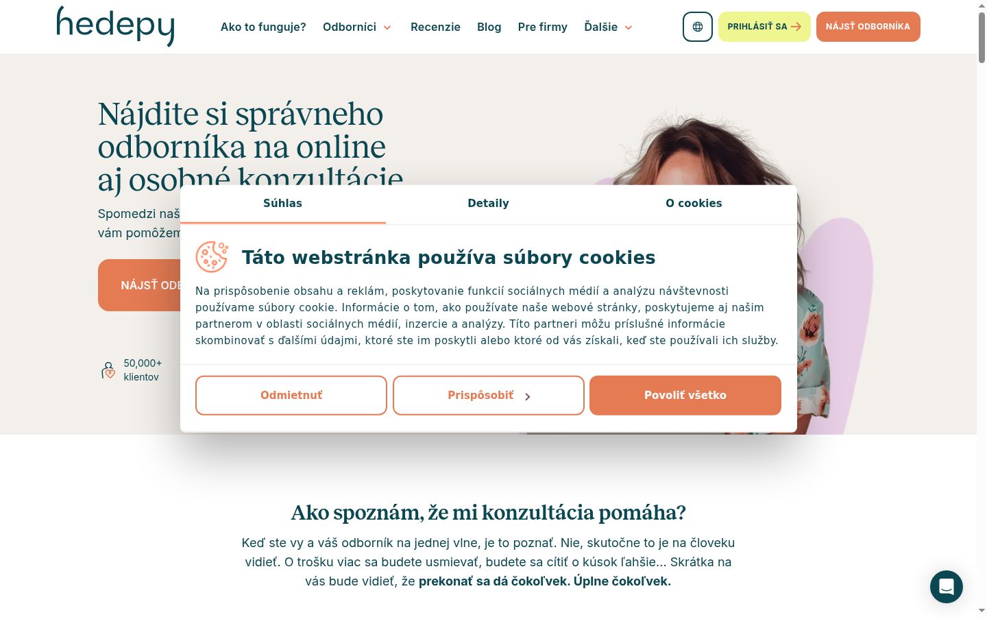 Ekraanipilt nõusolekubännerist, mida näidati enne mis tahes suhtlust