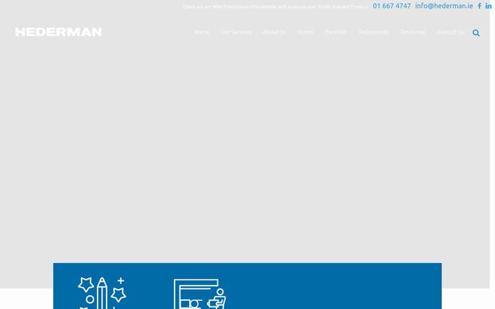 Screenshot of hederman.ie