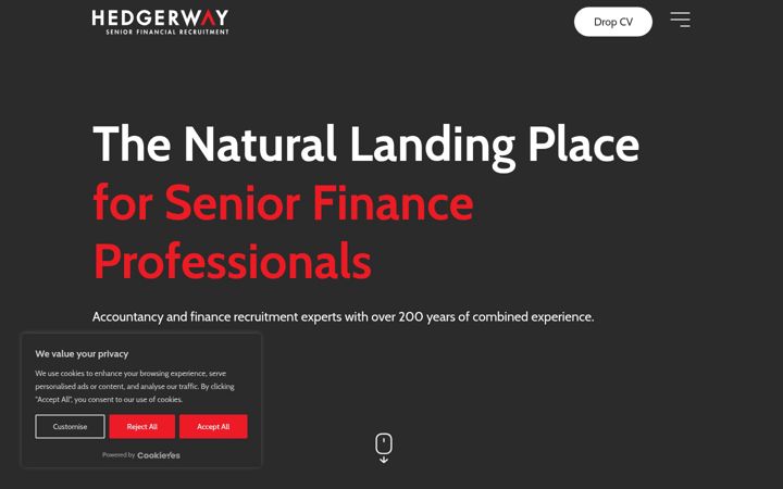 Screenshot of hedgerway.com