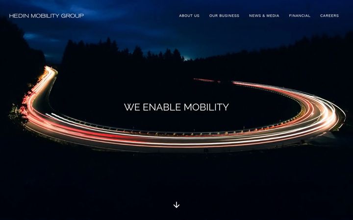 Screenshot of hedinautomotive.dk