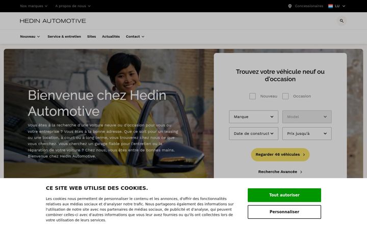 Screenshot of hedinautomotive.lu
