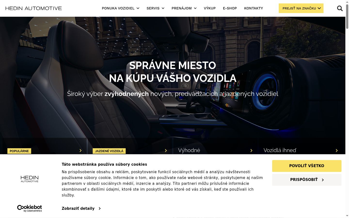 Sutikimo reklamjuostės, rodytos prieš bet kokią sąveiką, ekrano kopija