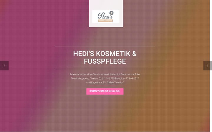 Screenshot του hediskosmetik.de