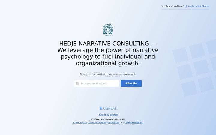 Screenshot of hedjenarrativetherapy.com