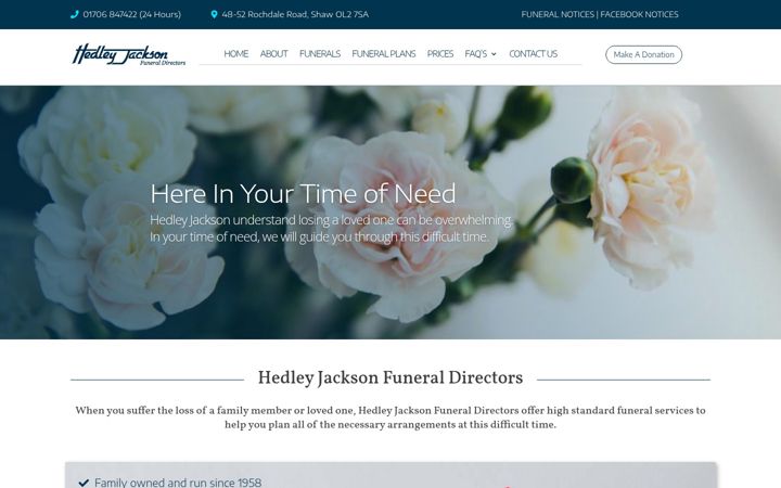 Screenshot of hedleyjackson.co.uk