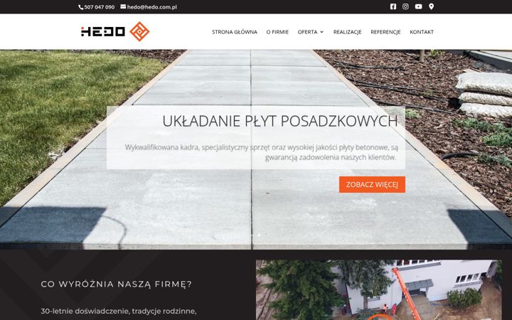 Screenshot of hedo.com.pl