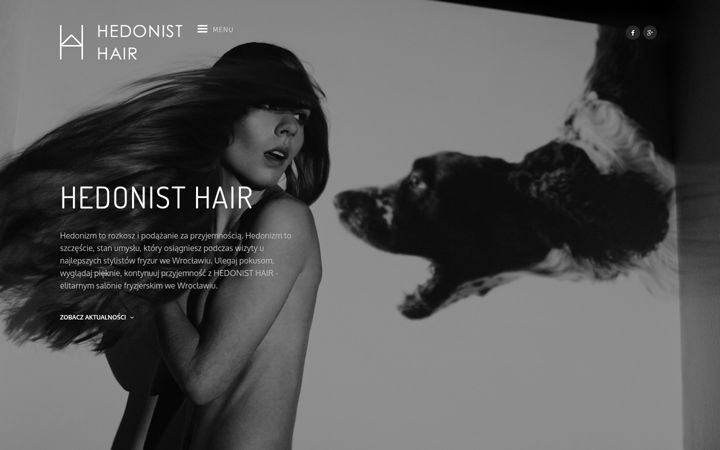 Screenshot of hedonisthair.pl