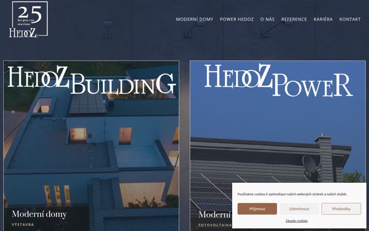Screenshot of hedoz.cz