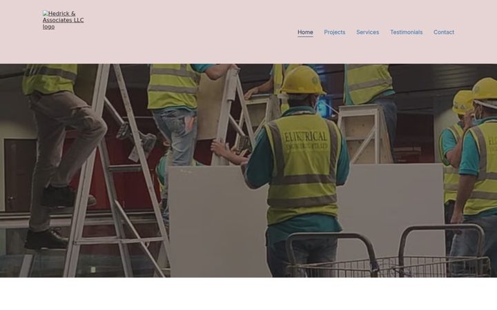 Screenshot of hedrickandassociates.com