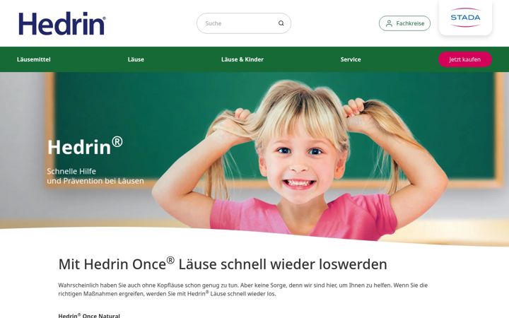 Screenshot of hedrin.de