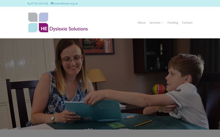 Screenshot of heds.org.uk