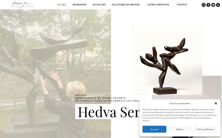 Screenshot of hedva-ser.com