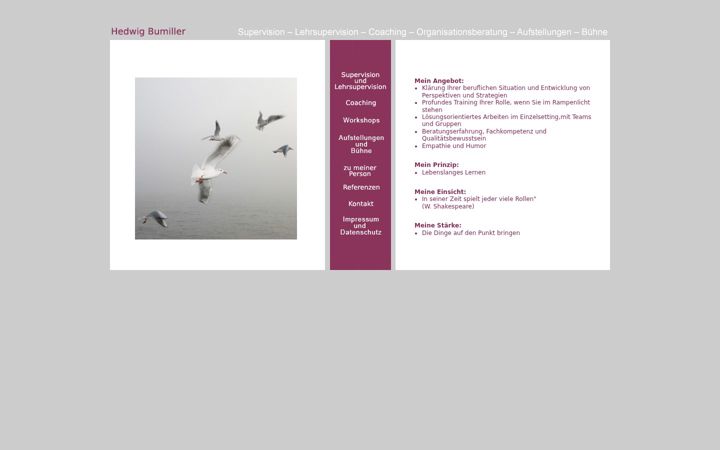 Screenshot of hedwig-bumiller.de