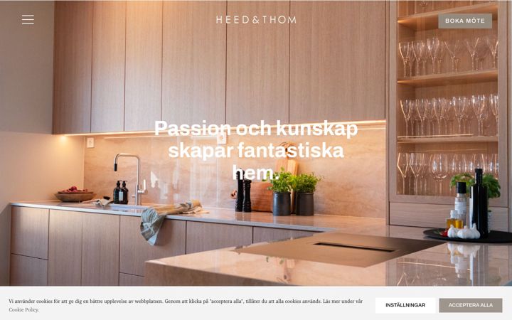 Screenshot of heedothom.se