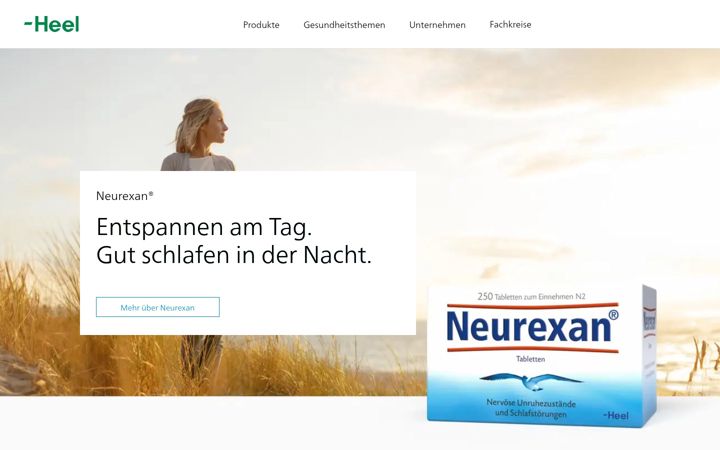 Screenshot of heel.de