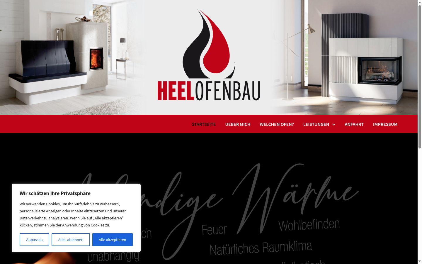 Screenshot tal-banner tal-kunsens muri qabel kwalunkwe interazzjoni