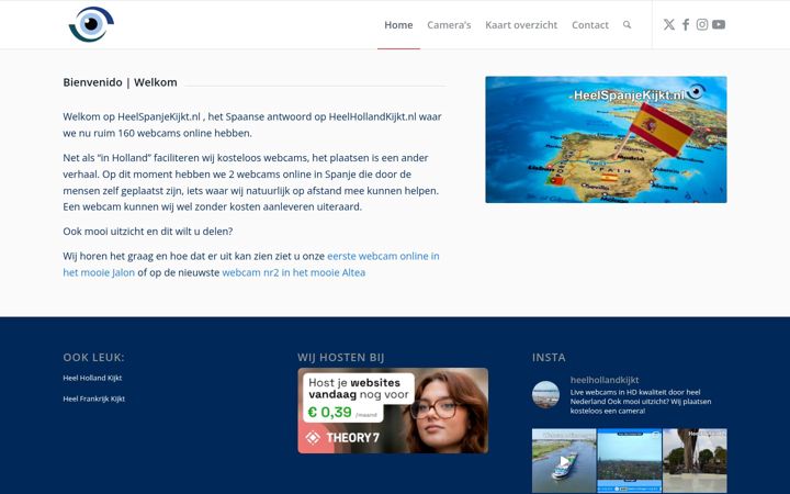 Screenshot of heelspanjekijkt.nl