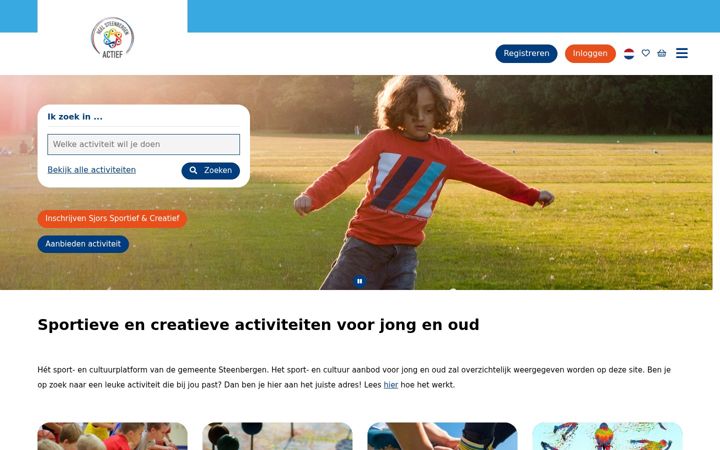 Screenshot of heelsteenbergenactief.nl