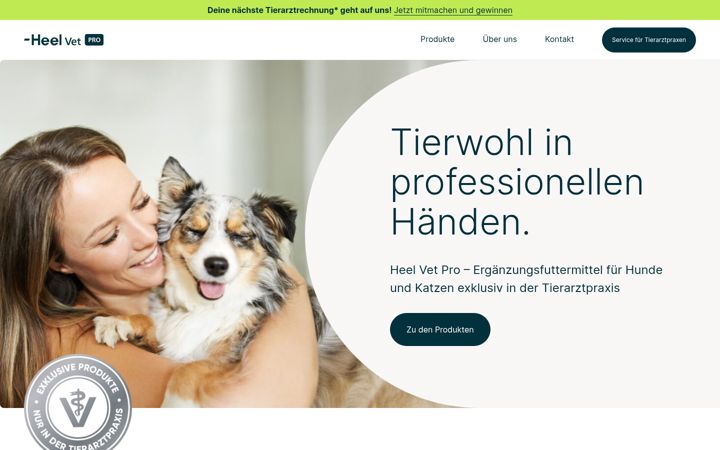 Screenshot of heelvetpro.de