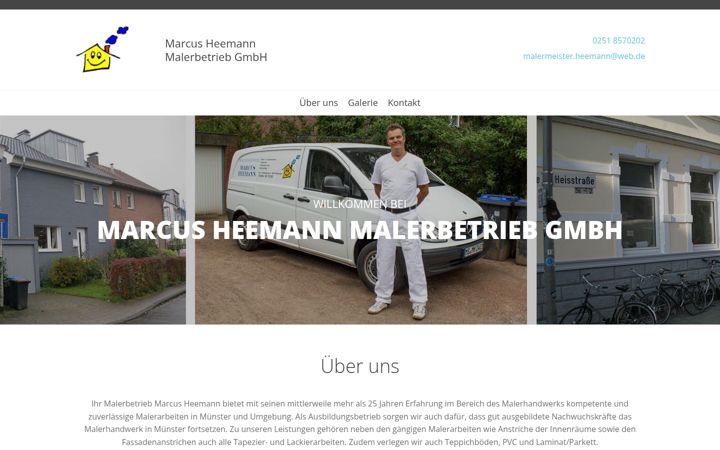 Screenshot of heemann-malerbetrieb.de
