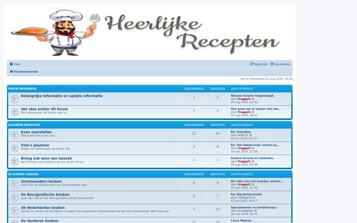 Screenshot of heerlijke-recepten.nl