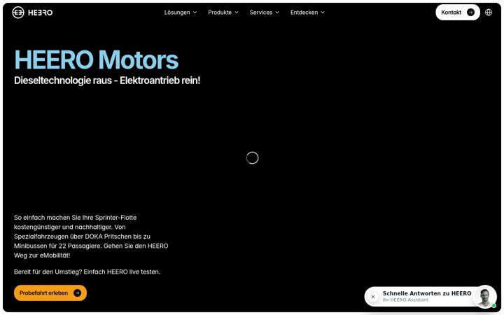 Skjermbilde av heero-motors.de