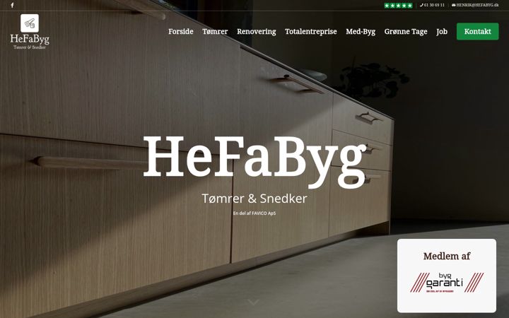 Screenshot of hefabyg.dk