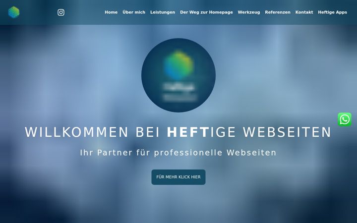 Screenshot of heftigewebseiten.de