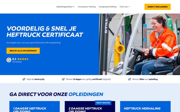 Snímek obrazovky heftruckconcurrent.com