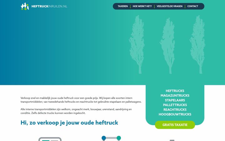 Screenshot of heftruckinruilen.nl