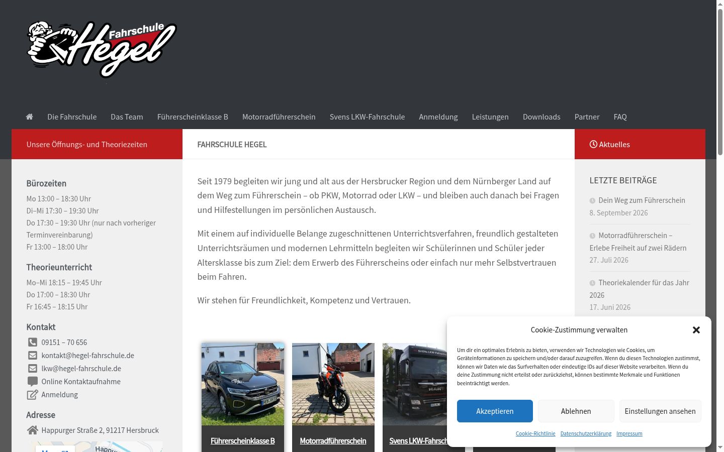 Screenshot tal-banner tal-kunsens muri qabel kwalunkwe interazzjoni