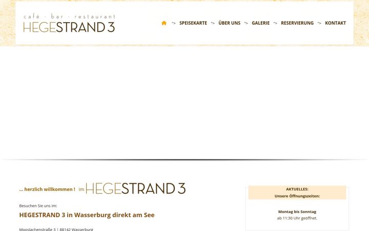 Screenshot of hegestrand3.de