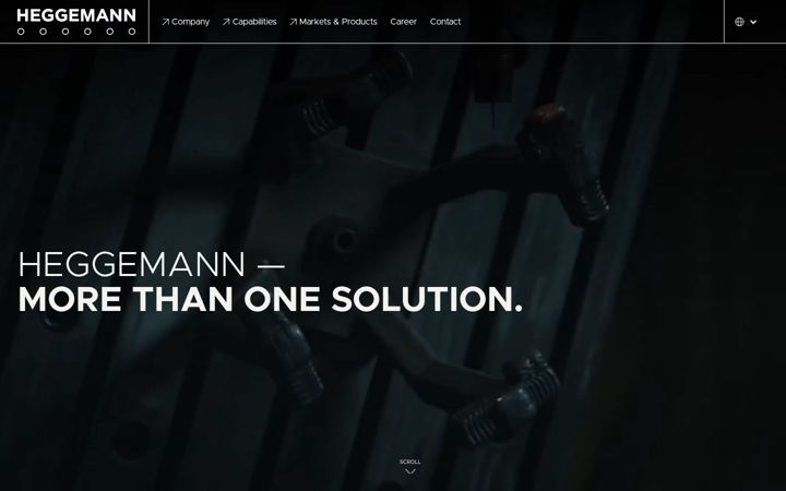 Screenshot of heggemann.com