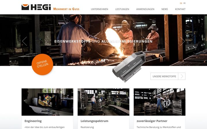 Screenshot of hegi.ch