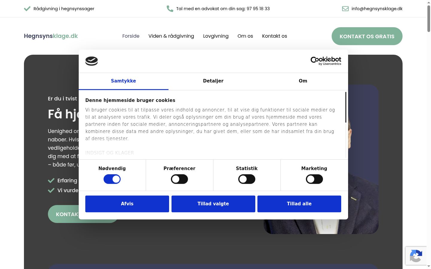 Sutikimo reklamjuostės, rodytos prieš bet kokią sąveiką, ekrano kopija