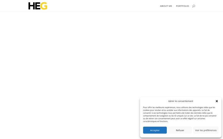 Screenshot of hegportfolio.fr