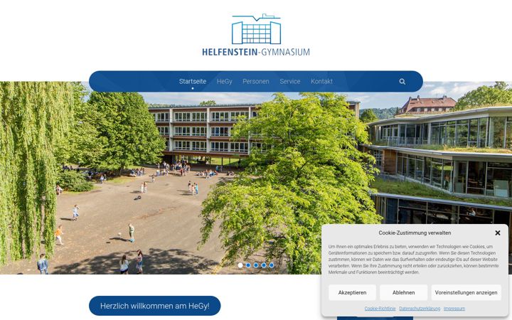 Screenshot of hegy.de