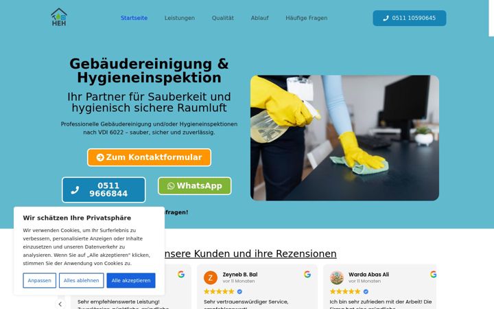 Screenshot of heh-de.com
