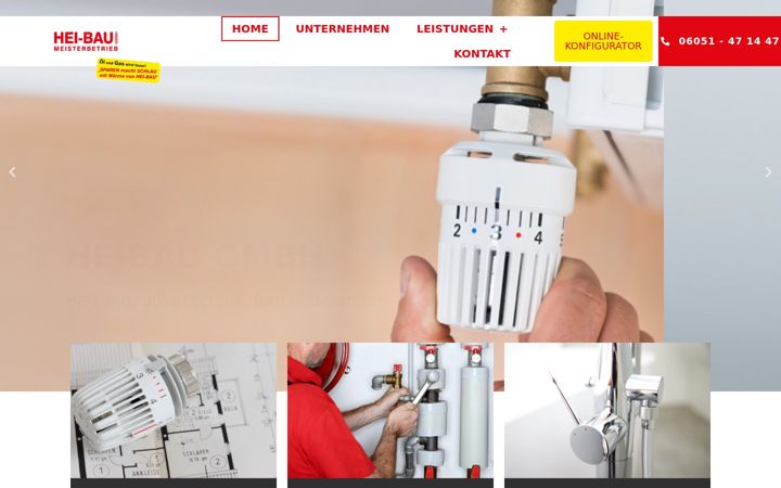 Screenshot of heibau.com
