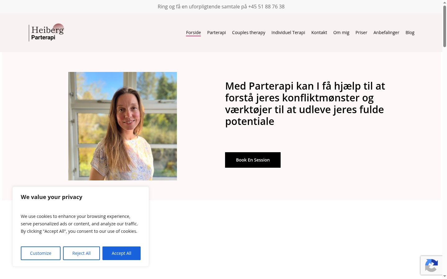 Kuvakaappaus suostumusbannerista, joka näytettiin ennen mitään vuorovaikutusta