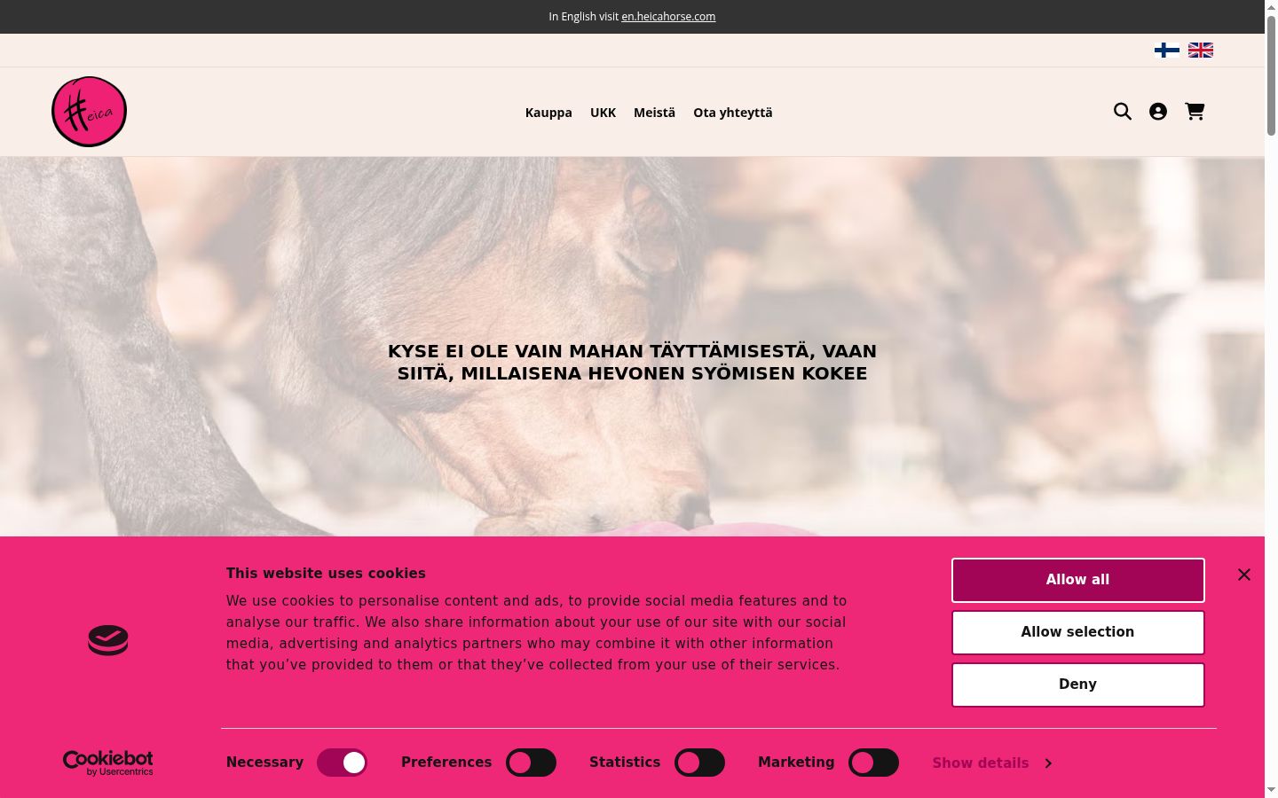 Screenshot tal-banner tal-kunsens muri qabel kwalunkwe interazzjoni