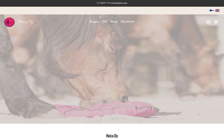 Screenshot of heicahorse.com