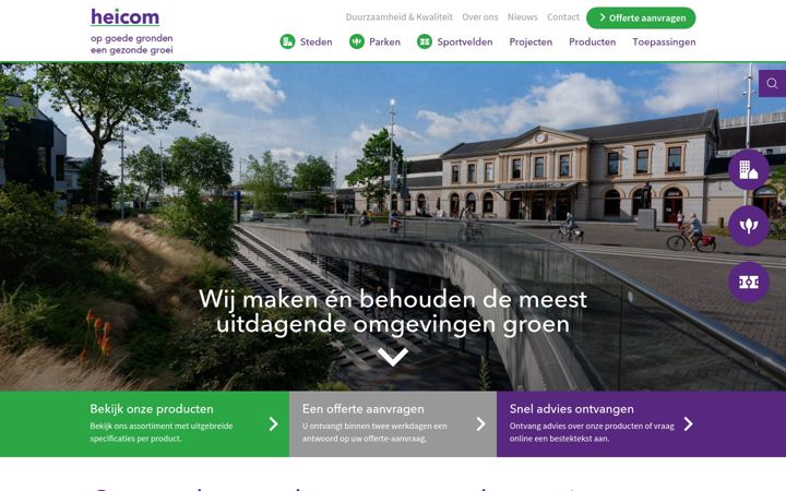 Screenshot of heicom.nl