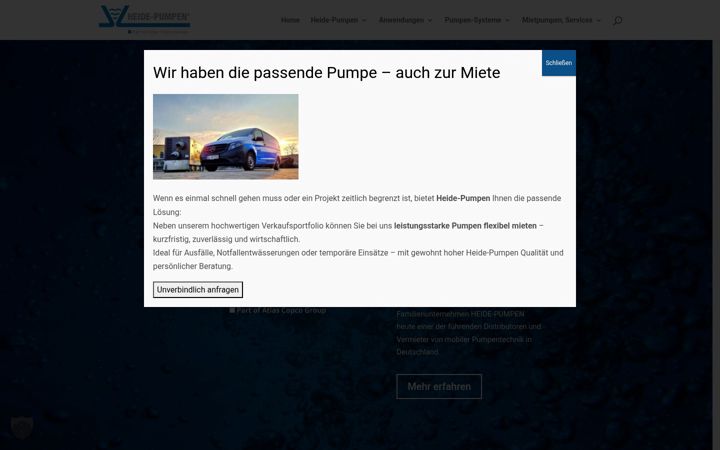 Screenshot ta' heide-pumpen.de