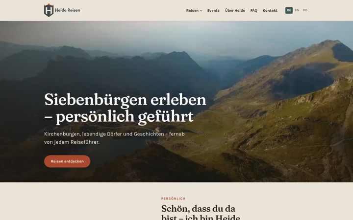 Screenshot of heide-reisen.de