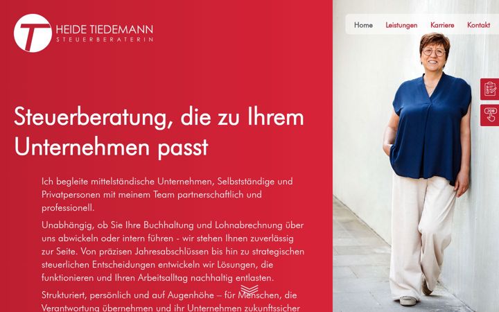 Screenshot of heide-tiedemann.de