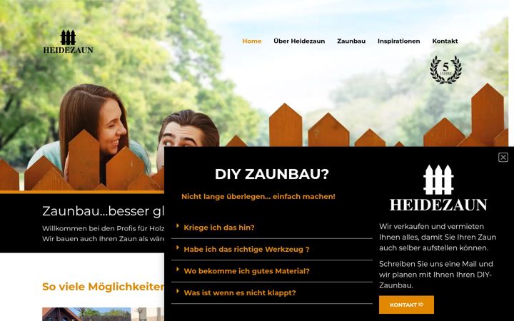 Képernyőkép: heidekreis-zaun.de